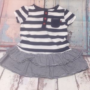 SALE👗👔 CARTERS Girls Stripped Ruffle Top